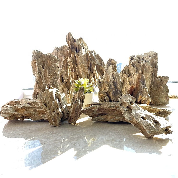 home aquarium decoration brown ohko dragon stone rock