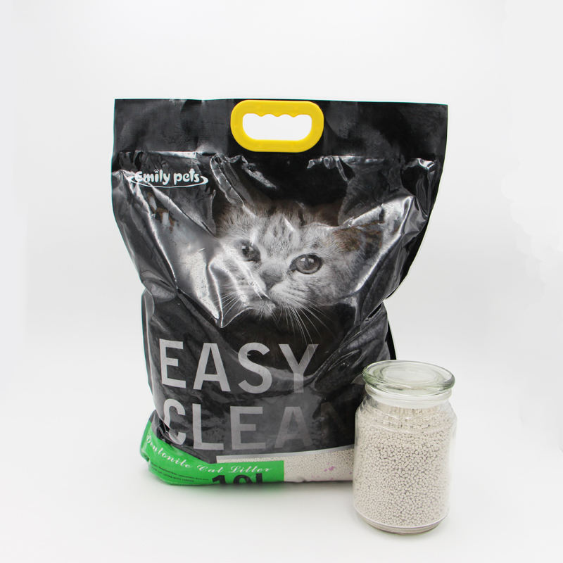 China Emily pets Factory produce brand wholesale Bentonite lemon cat litter