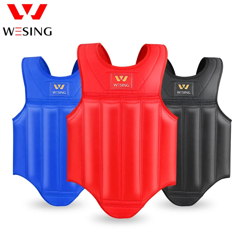 Wesing Sanda Chest Guard MMA Protector Body Wushu Chest Guard Martial Arts Protective Gears 241126