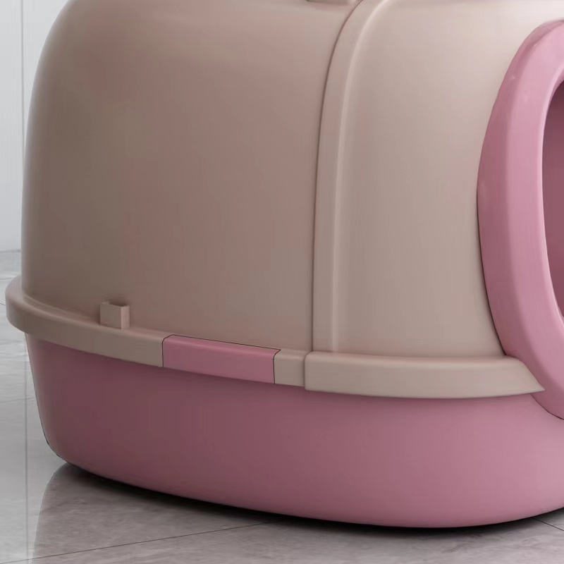 New Channel Litter Pan Corridor Litter Leakage Splash Proof Enclosed Cat Litter Pan