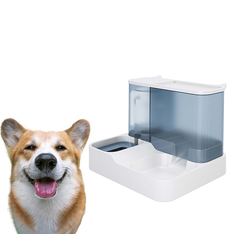 Hot Selling Pet 2-in-1 All-in-One Pet Feeder 2.5L Pet Waterer 1L