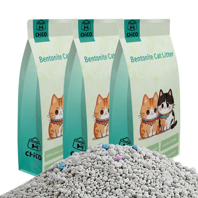 Factory Best Sell Mineral Broken Toilet Cleaning Super Small Deodorizing and Clumping Bentonite Cat Litter With Activated Carbon