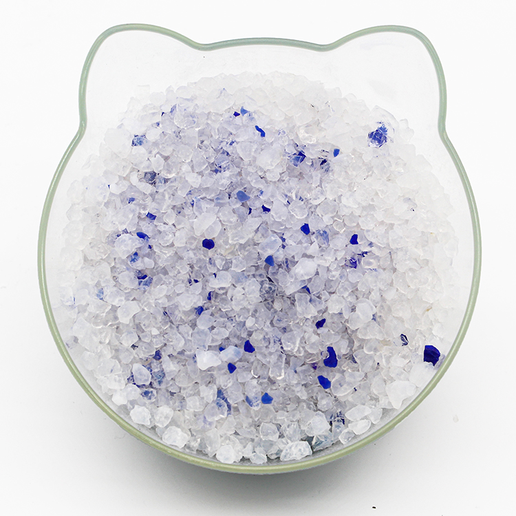 No dust crystal silica gel cat litter factory supply silicone cat litter