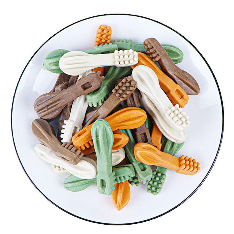 Wholesale bulk dog food care dog toothbrush treats pet stick food dog chew Pet snacks