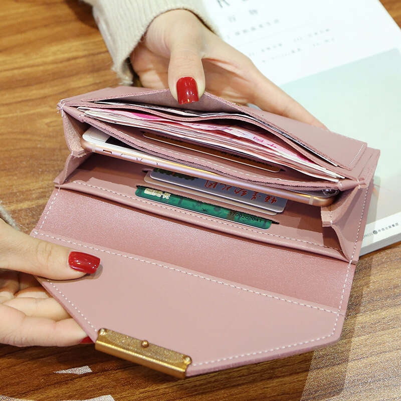 New Bag Small Wallet 6 Colors Fashion Wallet Single Zipper Designer Purse Men Women Leather Wallets Long Purse Trendy Personalized Long Style Small Mu
