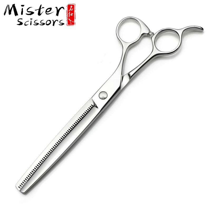 Pet Suppliers 7.5 Inch Straight Thinner 440c Stainless Steel Scissors Pet Grooming Shears