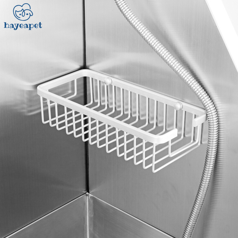 Hayeapet Small stainless steel animal washing machine dog grooming tub pet bathtub with hair dryer
