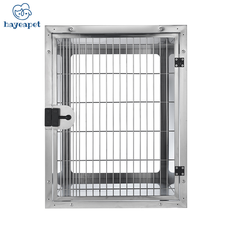 Hayeapet China Made Vet Stainless Steel small animal Acrylic Show Case Pet display Cage for pet shops clinics HCB-102 show