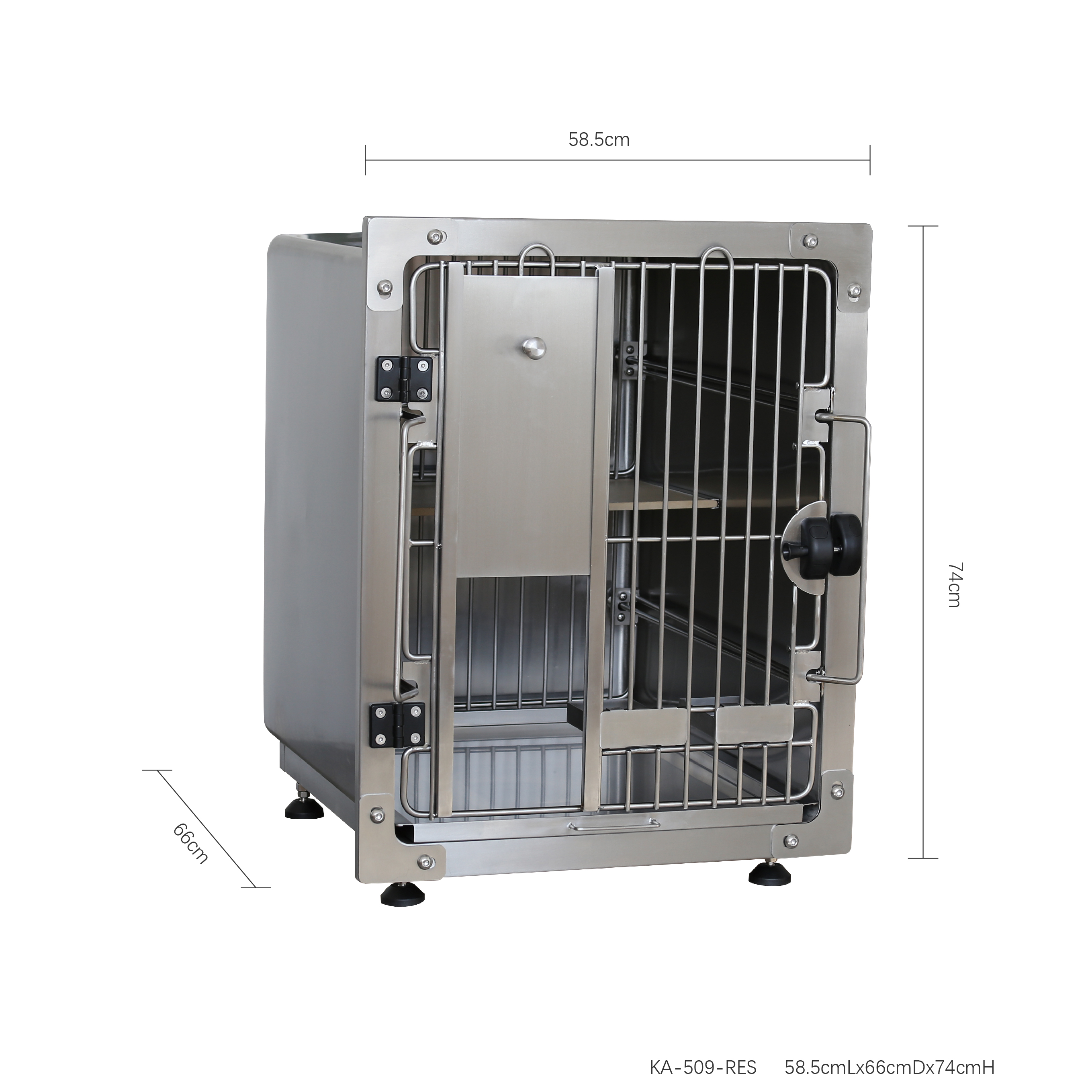 AEOLUS Professional veterinary pet control cage Restraint Cage injections & examinations Restricted pet cage