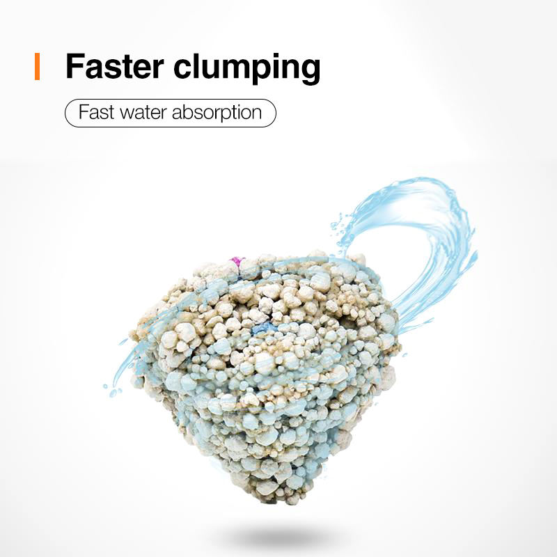 Factory Supply Ball Shaped Bentonite cat litter Arena Para Gatos clumping bentonite cat litter