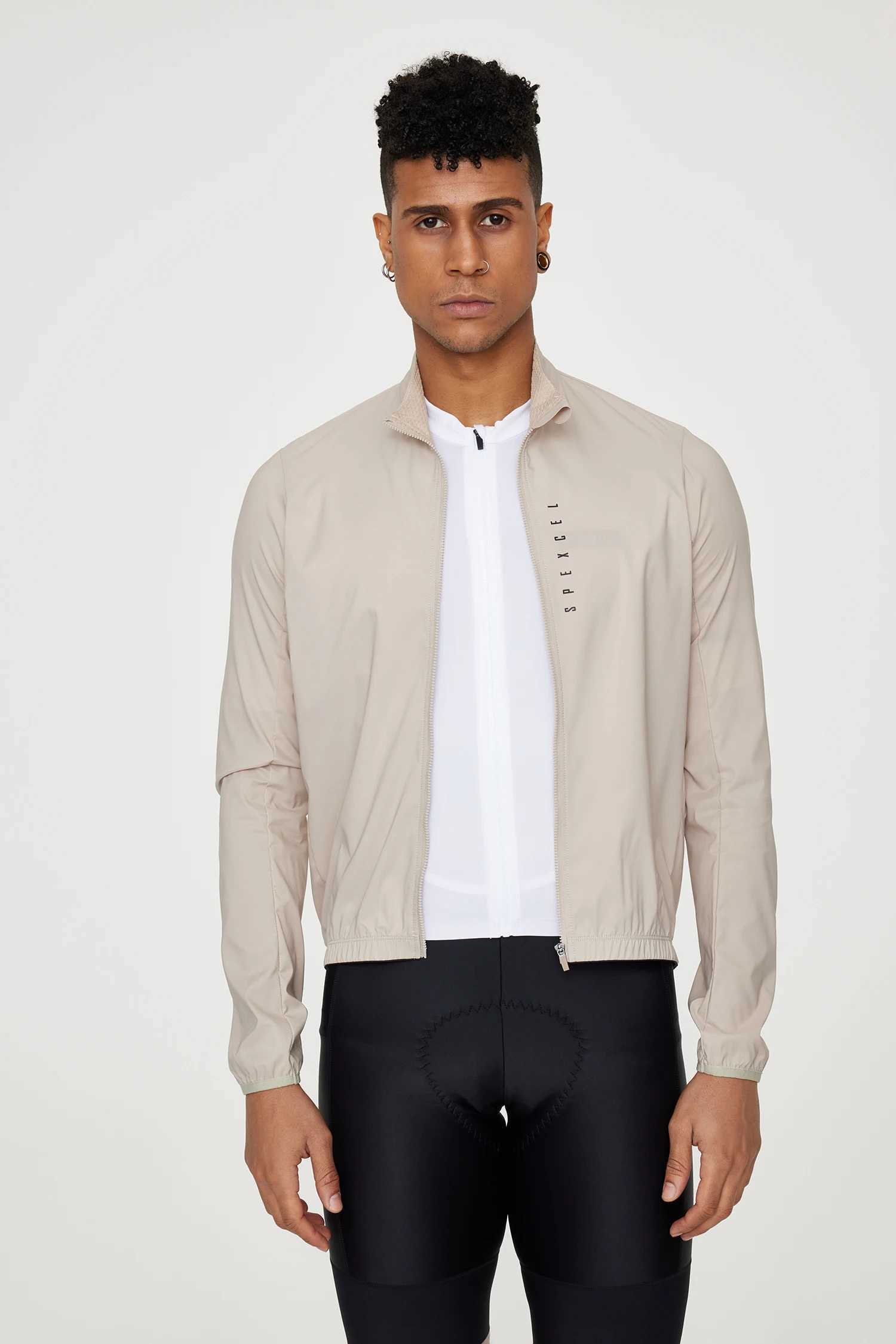 2025--Cycling Jackets SPEXCEL All Season New Classic Lightweight Windproof Cycling Jacket bike Stretch Fabric 3 Back pocket