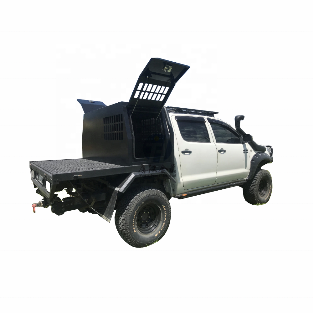 alu transport dog box with ute canopy for truck