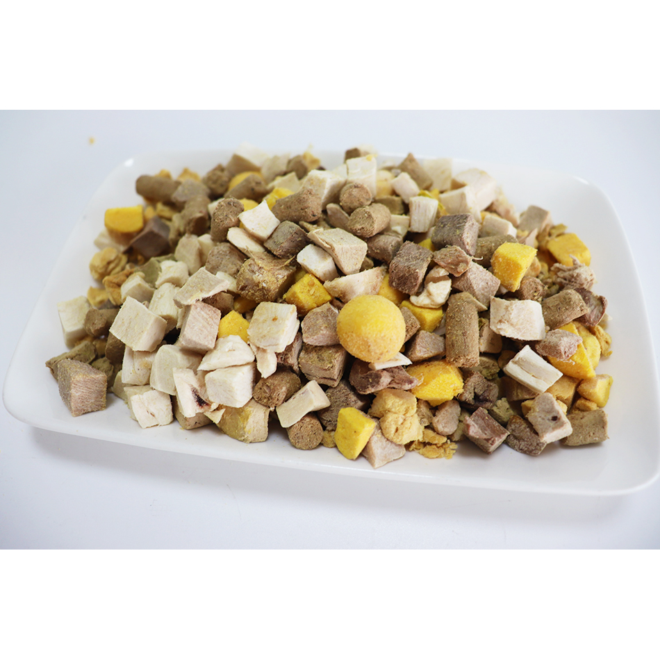 Origin Natural Meat ODM/OEM Pet Snack Freeze Dried Package Custom Label Mix MultipleFreeze Dried Chicken for Cats and dogs