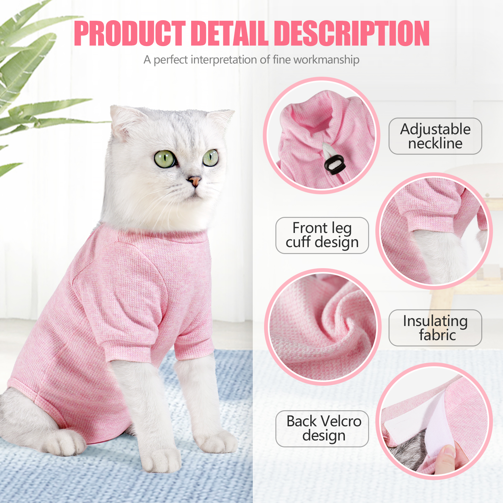 High-Quality Spay and Neuter After Surgery Clothing Anti-Licking Clothes Dog Recovery Suit Cat Clothes