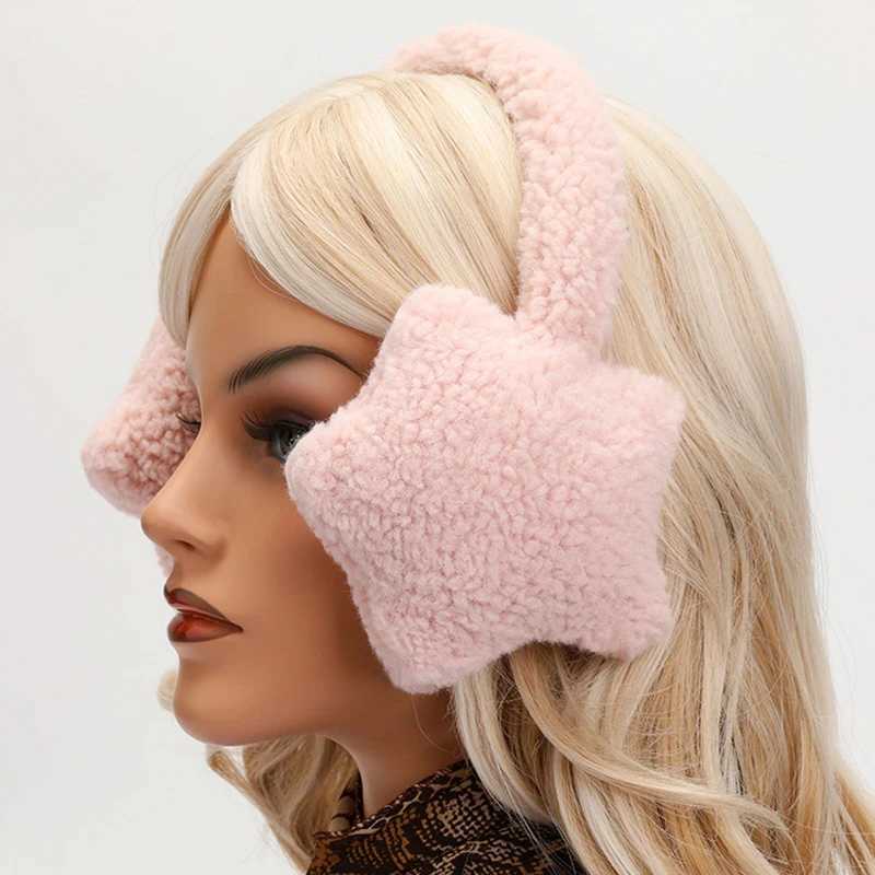 New Cute Stars Soft Plush Warmer Earmuff Cute Earfl Winter Outdoor Cold Protection Ear-Muffs Ear Cover GiftXJ241126