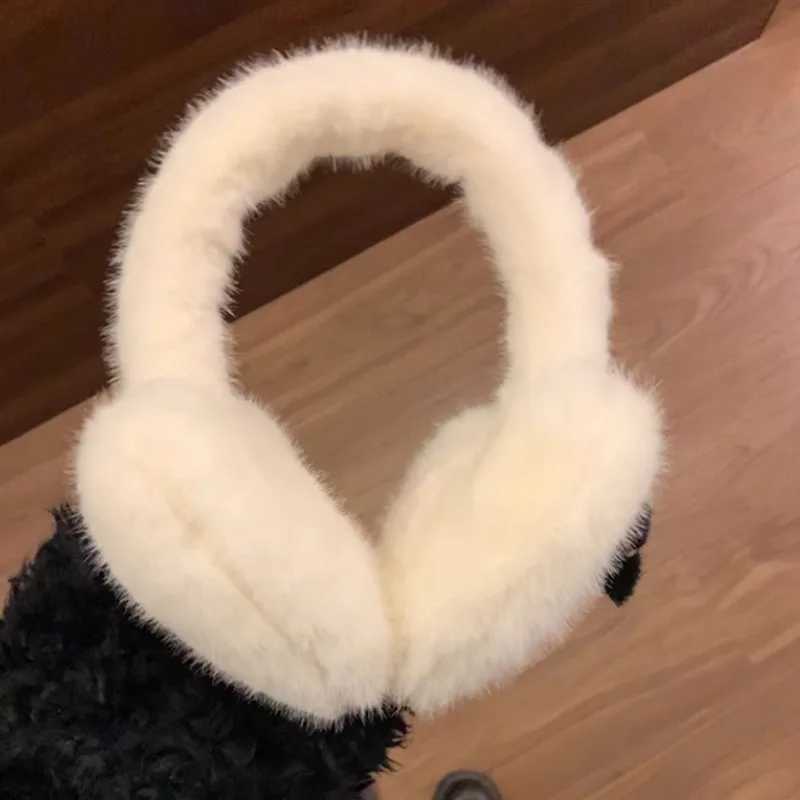 Winter Plush Ear Protection Earmuffs Plush Comfortable Keep Warm Earmuffs Fashion Unisex Outdoor Ear Protect Decorate EarmuffsXJ241126