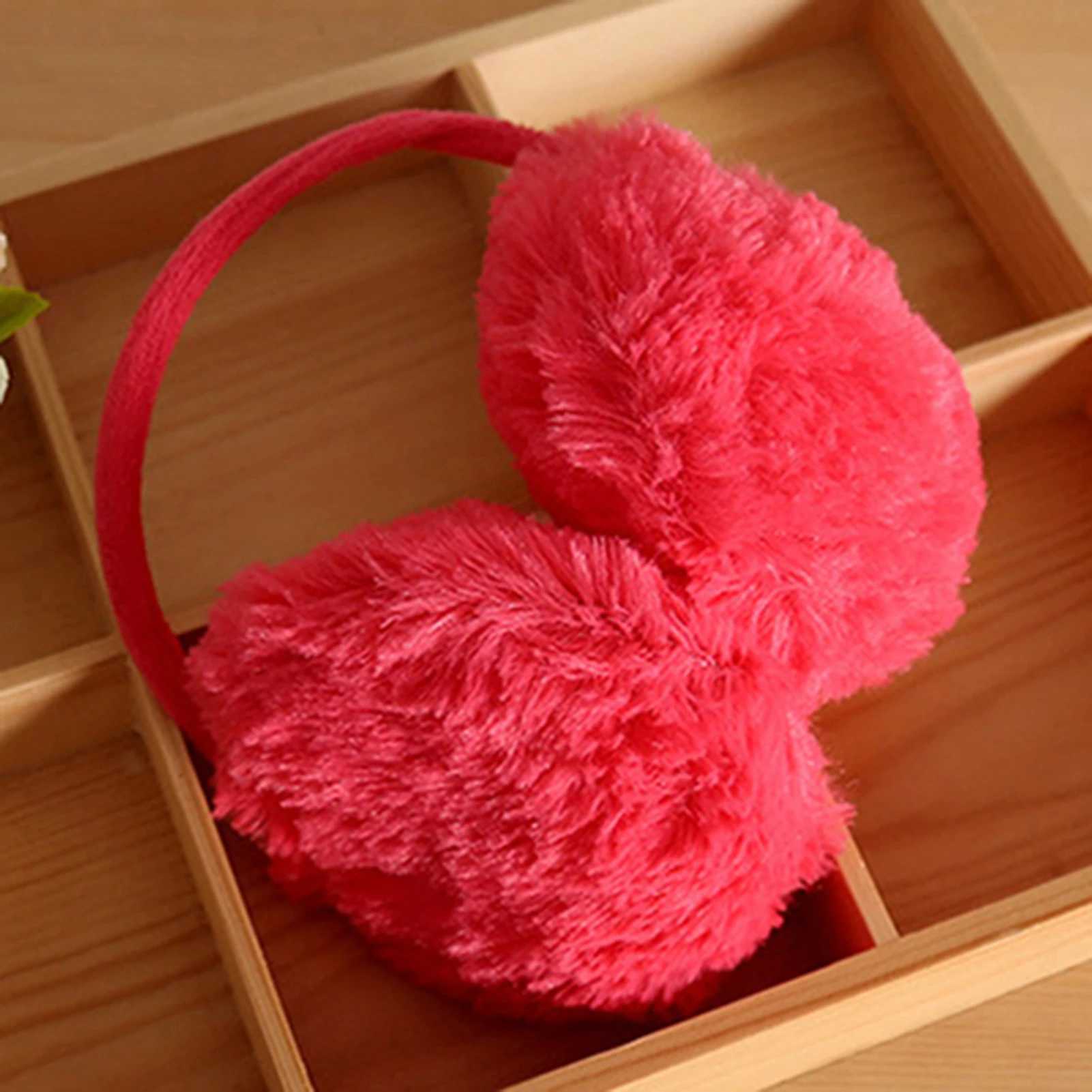Soft Plush Ear Warmer Winter Warm Earmuffs for Women Men Ear Pad Ear Warmers Earmuffs Solid Headband Ear Cover Kids Ear MuffsXJ241126
