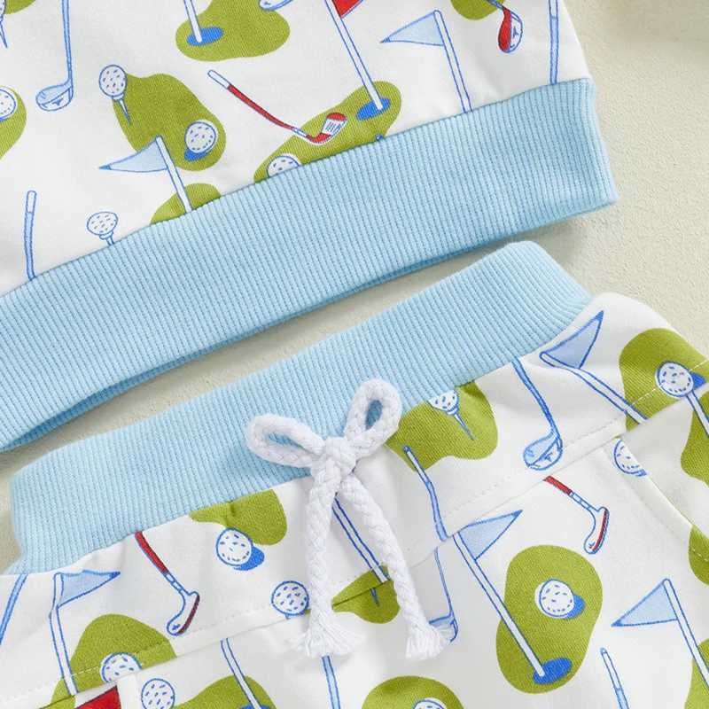 Clothing Sets Boys 2-Piece Set Dinosaur Print Hoodie with Matching Jogger Pants for Boys Casual Fall Outfit for Kids H241126