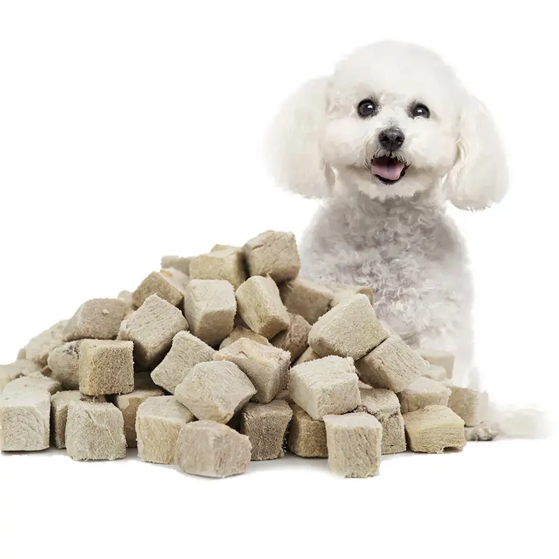Wholesale Pet Food High Quality Dry Freeze-dried Venison Raw Meat Pillars Pet Food Dog Cat Treats
