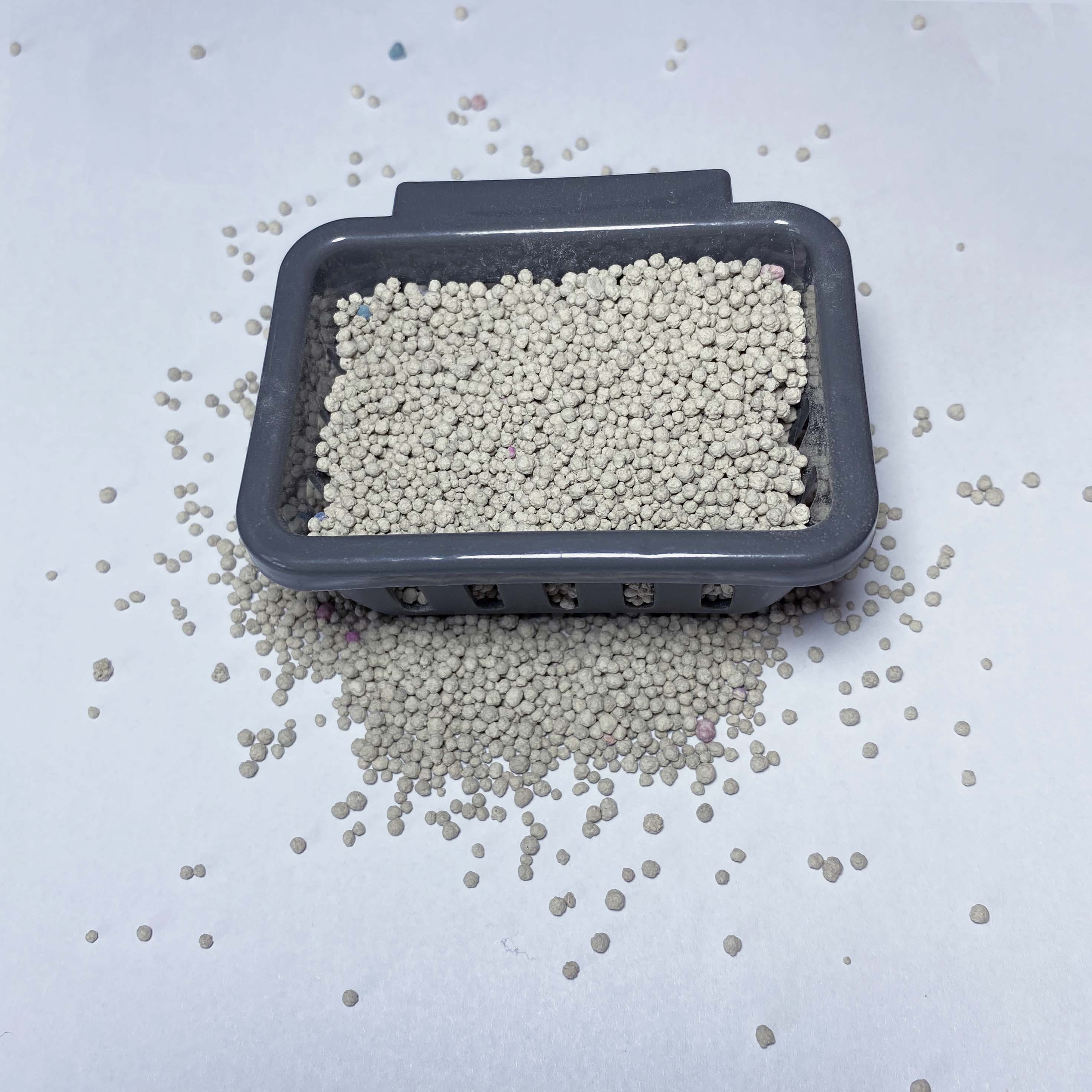 Bentonite cat litter Hot Selling Cat Litter Bentonite Factory OEM / ODM Multi Fragrance Dust-Free Strong Clumping Ball Shaped