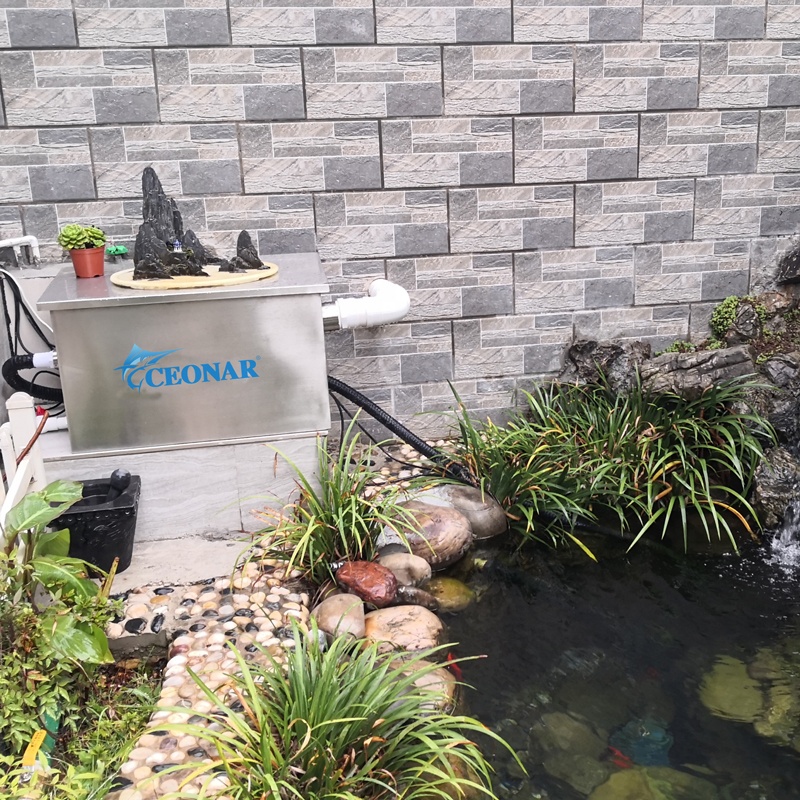 Custom Design Courtyard Villa Landscape Pond Freshwater Fish Pond Water Filter Fishing Aquariums Filter