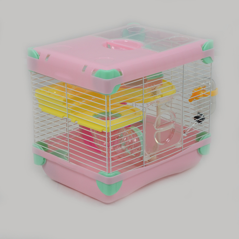 Tiny plastic Little Prince Hamster cage Pink hamster House is suitable for domestication