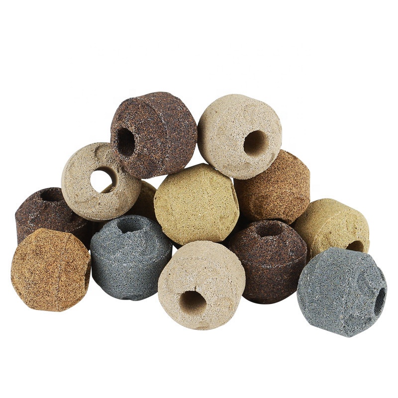 Fish Tank Filter Material Nano Quartz Brick Bacteria House Ceramic Ring Filter Stone Water Purification Filter Material
