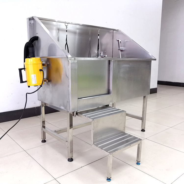 HF pet grooming bath tub with hair dryer spa washing station pet cleaning & bathing dog bath tub