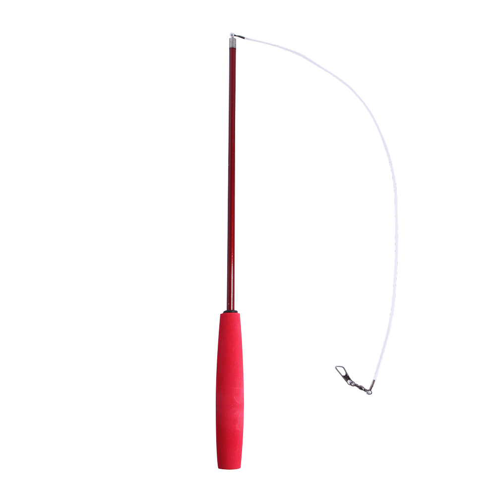 Interactive Cat Toys - Retractable Wand Toy and Feather Toys Refills for Indoor Cats to Chase and Exercise