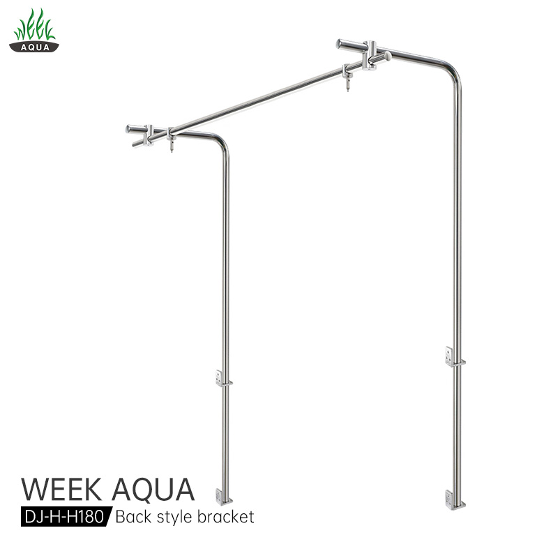 WEEKAQUA DJ-H-H180 Universal aquarium holder hanger bracket 180cm intensification stainless steel aquarium light stand