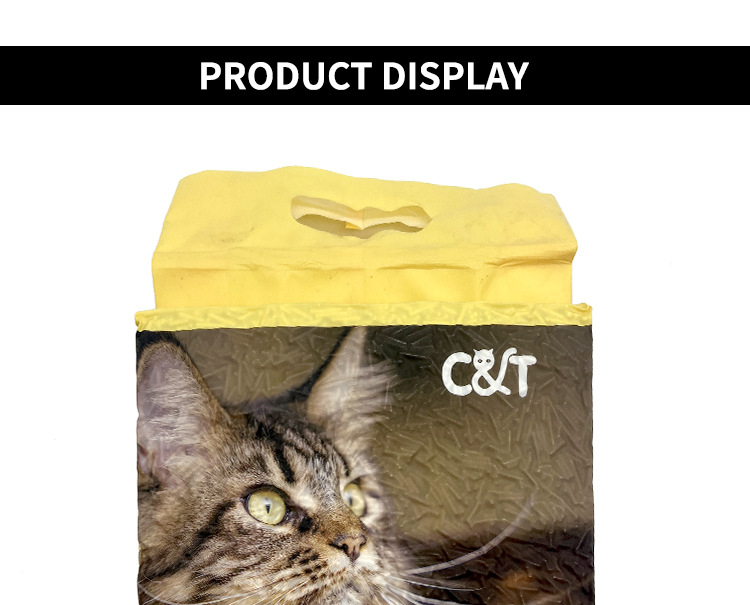 ODM OEM High-end deodorizing and dust-free 6L plant fiber strong caking safe tofu cat litter