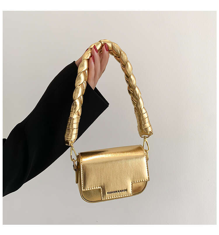 LEMON KOKO Sweet And Cool Hot Girl Crossbody Bags For Women Mini Shiny Pu Leather Chain Purses Large Capacity Shoulder Bag