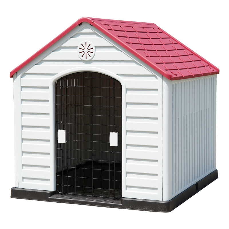 Dog kennel outdoor rainproof dog house frostproof luxury villa