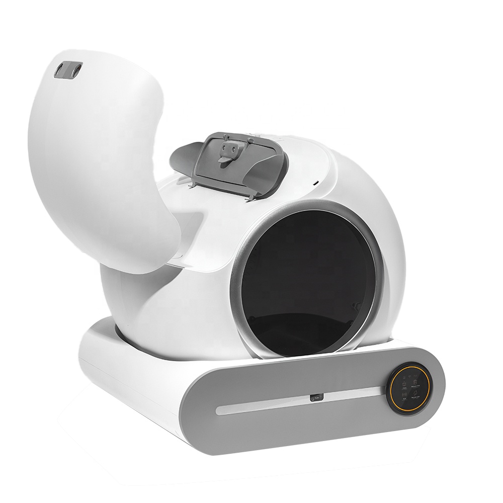 Wholesale custom smart remote control noiseless intelligent automatic toilet self cleaning box smart automatic cat litter box