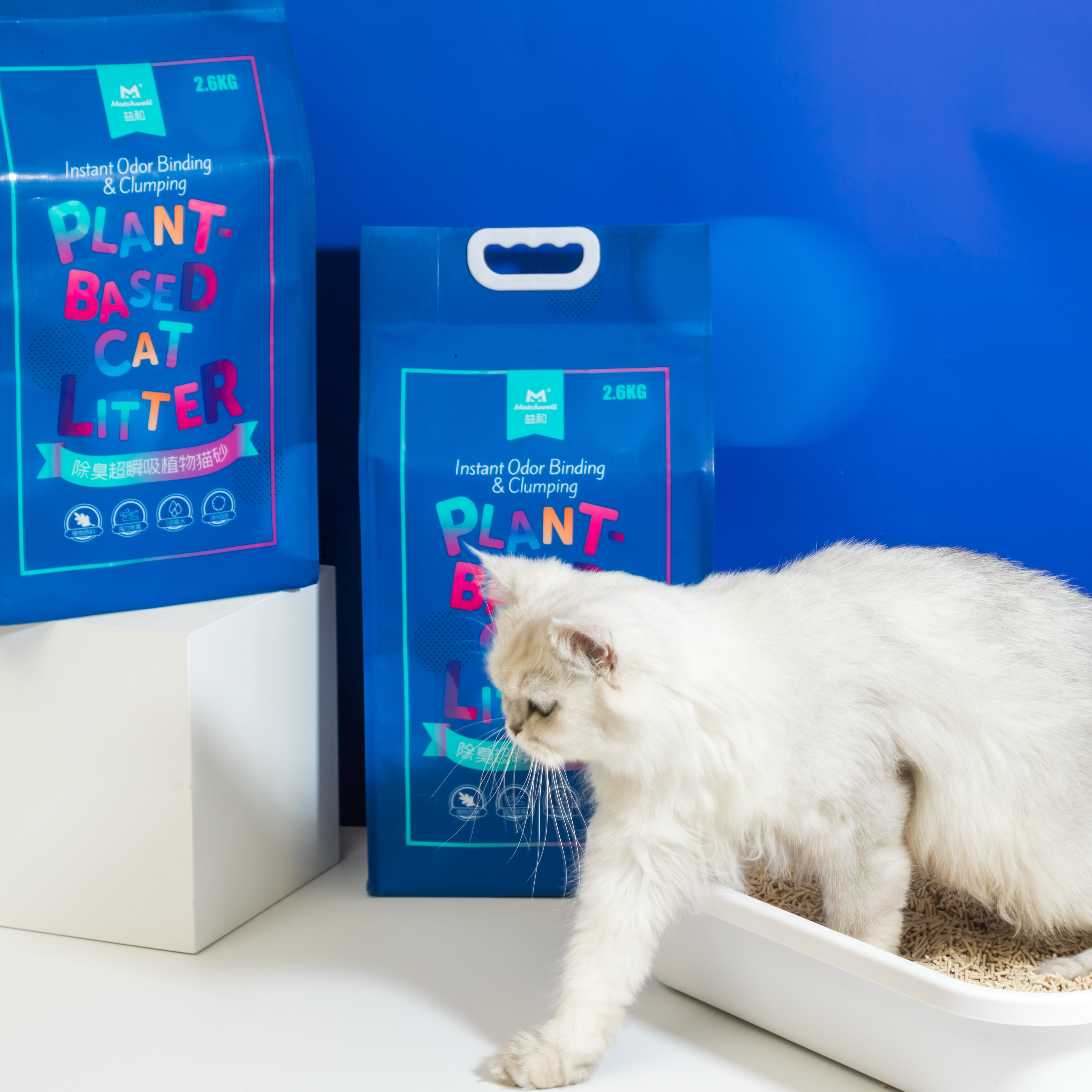 white broken toufu tofu tiger litter flavor milk sand 20kg fresh step lemon sakura mixed color production line for cat litter