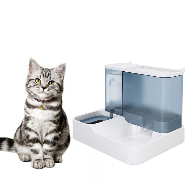 Hot Selling Pet 2-in-1 All-in-One Pet Feeder 2.5L Pet Waterer 1L