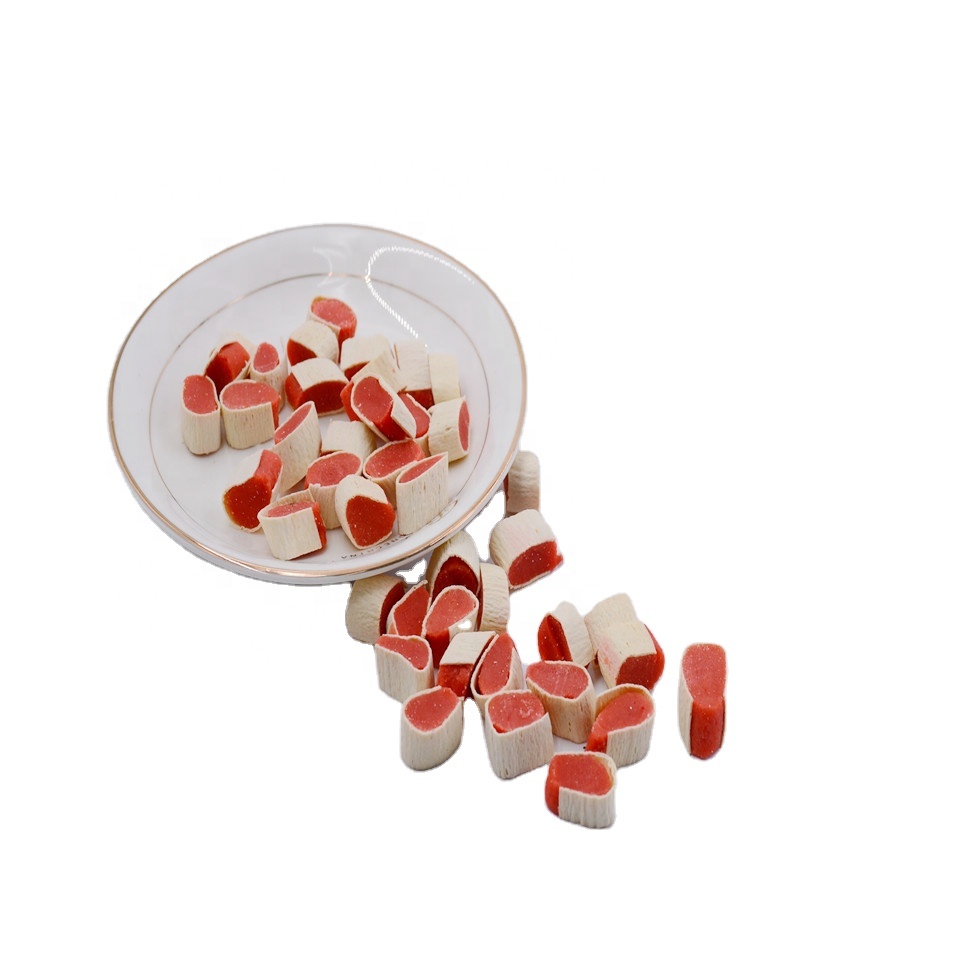 Manufacturer wholesale Healthy chicken salmon sandwich Dog Treats Duck fish screw Dog Snacks Natural beef cod fillet pet food