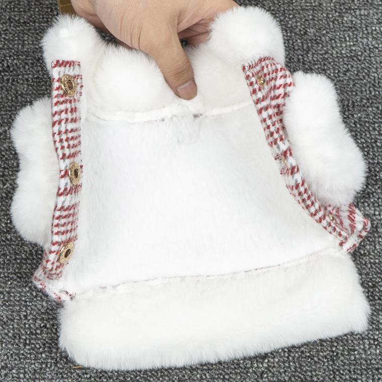 Autumn Winter Thickening rabbit hair Vest for Small Dogs Puppy T-Shirt Fleece Pullover Pet Clothing