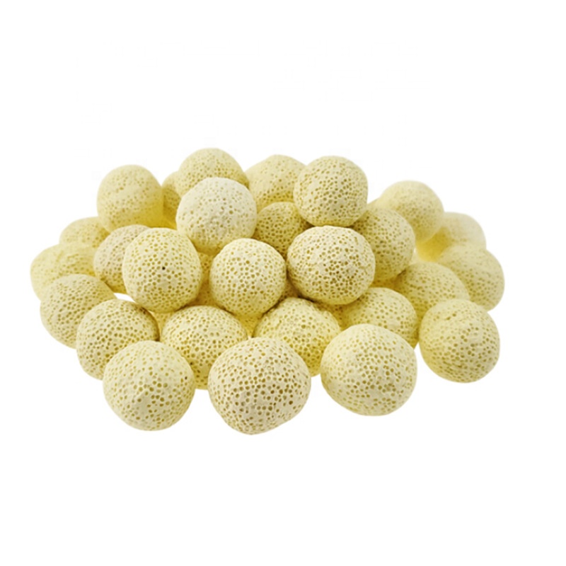 Factory Fish Tank Biochemical Ball Yellow Round 20mm Bacteria House Nitrifying Bacteria House Aquarium Filter Ceramic Ring
