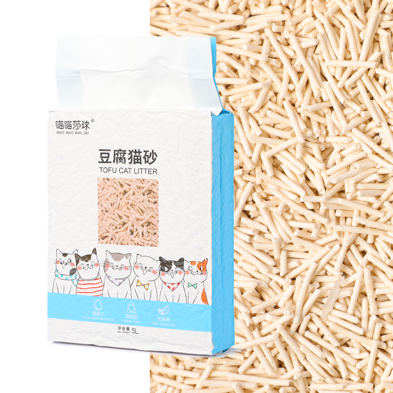 Good quality eco clean low dust tofu cat litter new tofu cat litter factory price tofu cat litter