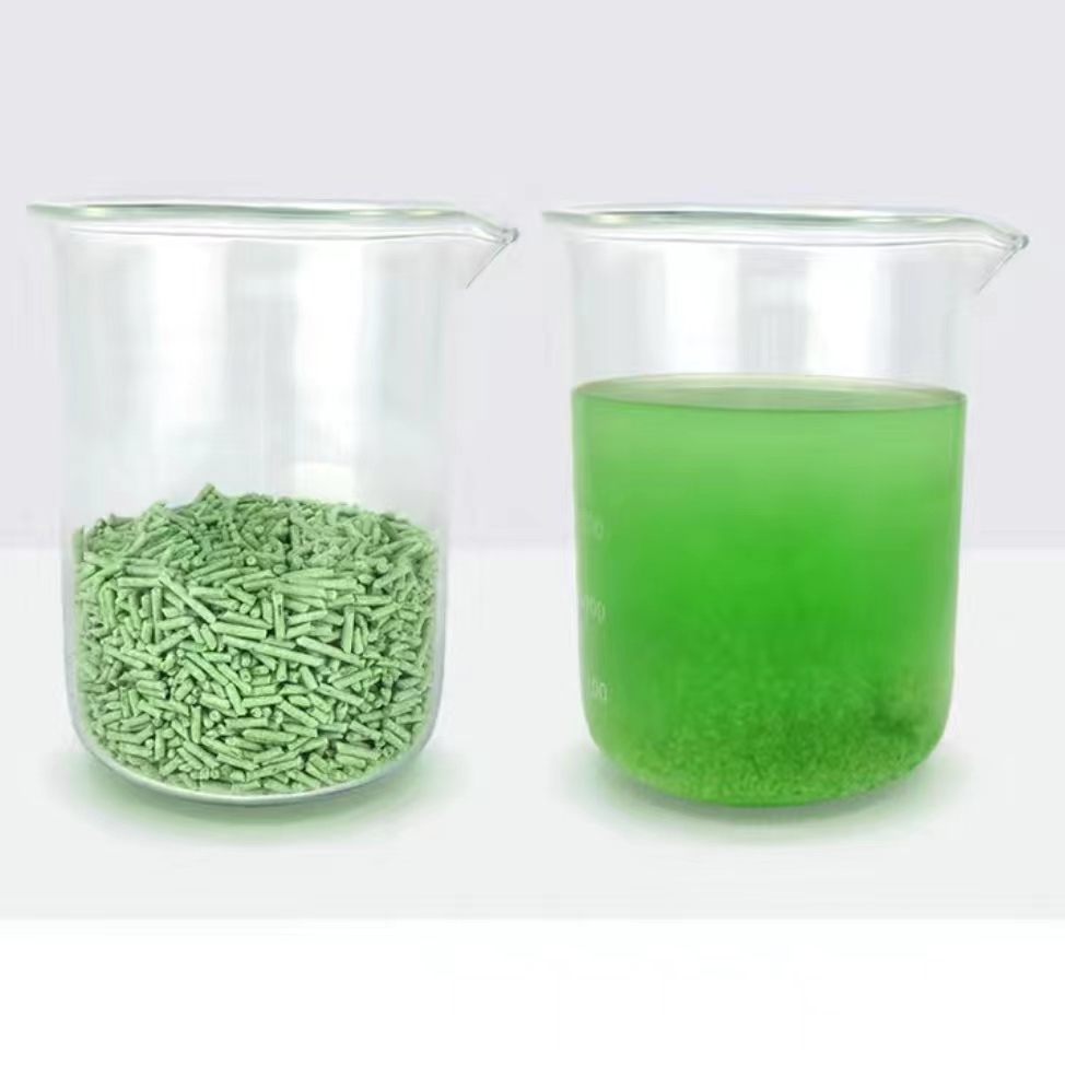 highest quality raw materials pea fibre corn starch exceeding 400% water absorption easy to clean tofu cat litter