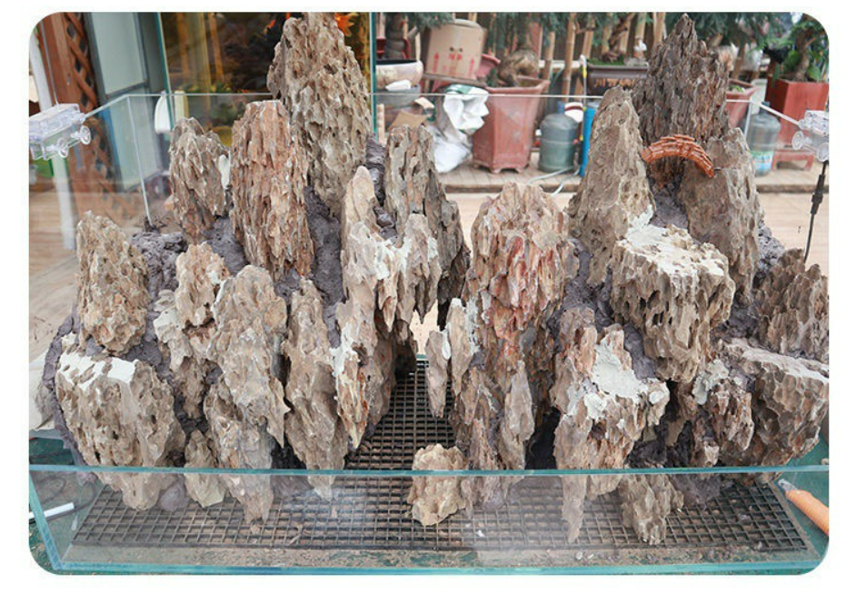15-60cm Ohko Dragon Stone Seiryu Rocks for Aquarium Decoration Fish Tank Ornaments