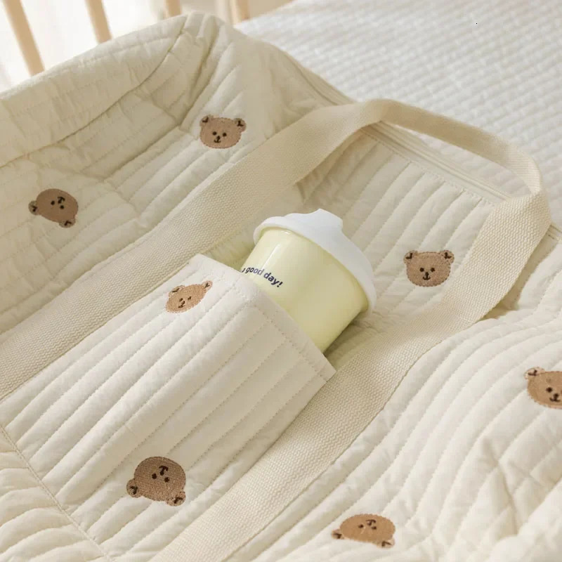 Mommy Bag Bear Maternity Pack Baby Diaper Bag Stroller Nappy Organizer Portable Luggage Tote Bags Travel Changing Messenger Bag 241126