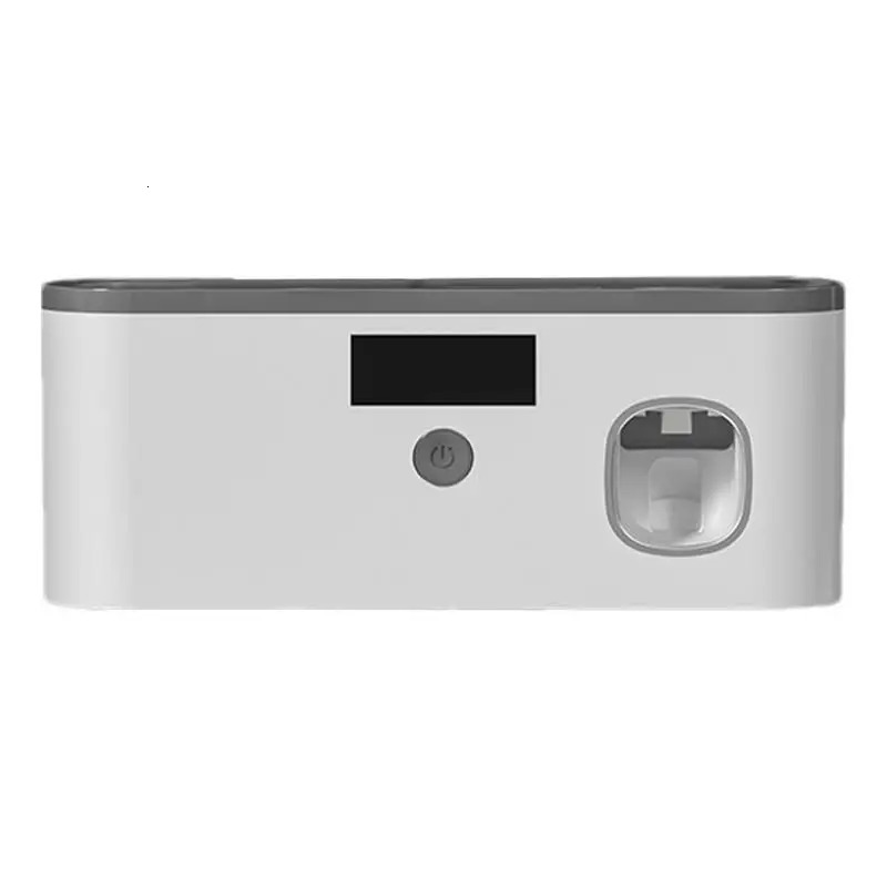 Wall Toothbrush Holder for Bathroom UV Toothbrush Organizer Toothpaste Dispenser USB Rechargeable 5 Slots Bathroom Supplies 241125
