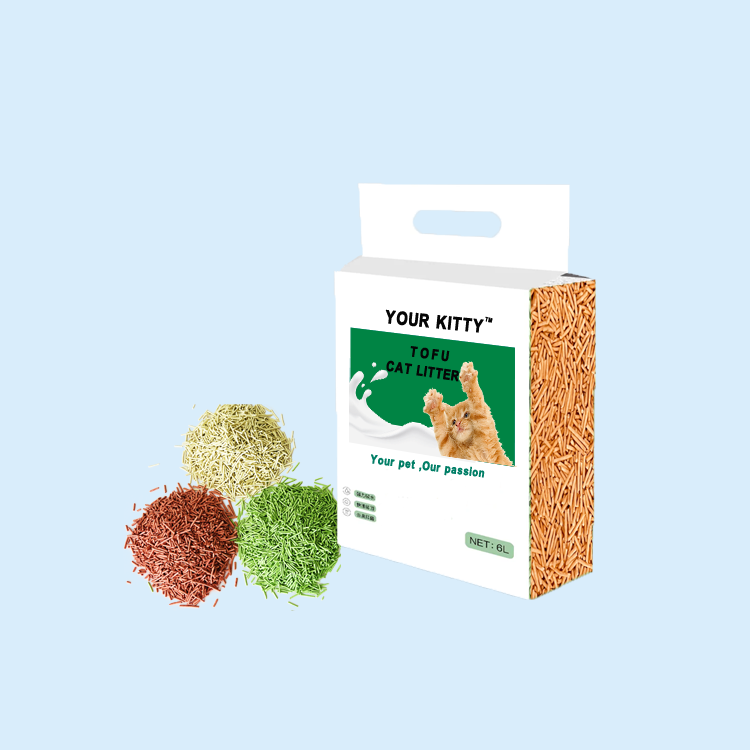 Customized pet litter Dust Free Cat Sand Biodegradable Plant Tofu Sand pet products oem cat litte