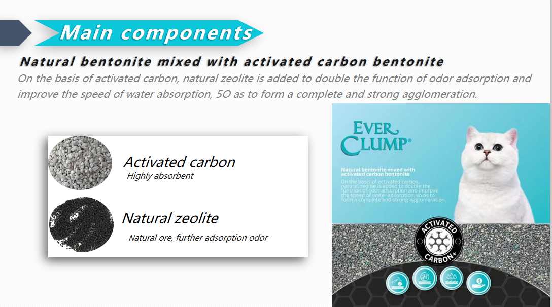 best seller products 2024 activated carbon bentonite cat litter wholesaler