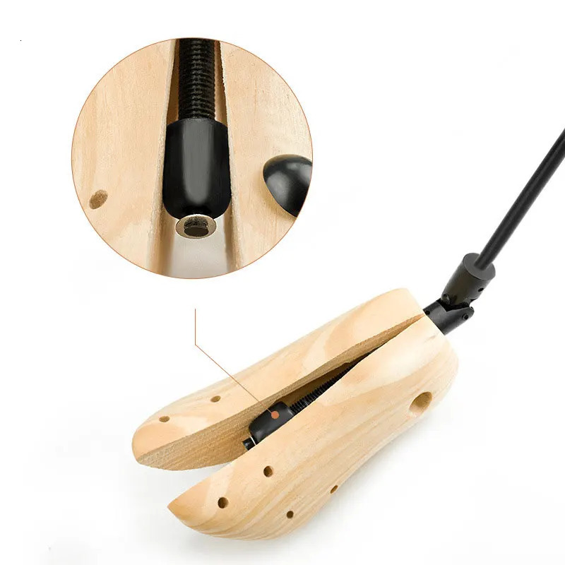 FamtiYard 1-piece wooden shoe stretching machine adjustable suitable for casual pump boots flat shoes shoe tree shapes footwear shoes shoes 241126