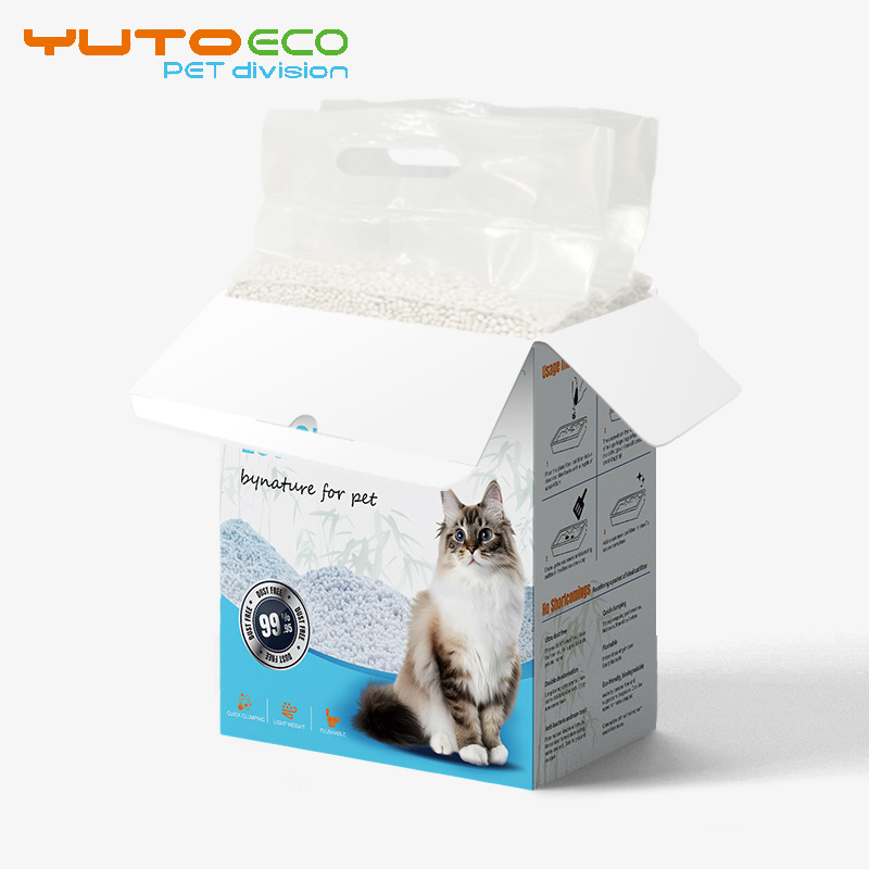 Deep Deodorized Natural Cat Litter Low Dust Flushable Toilet Cat Litter Quick clumping Cat Litter 10L