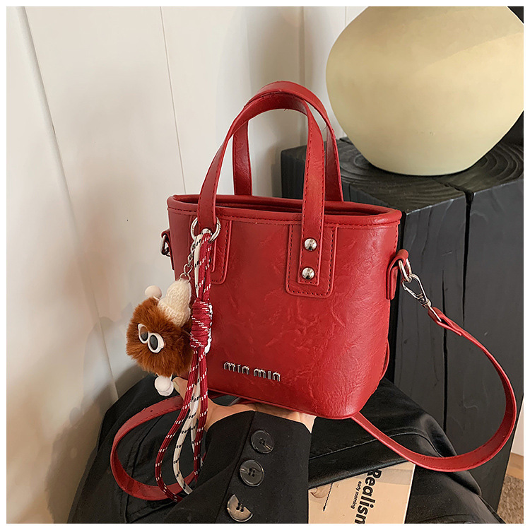 High Quality And Fashionable Handbag, Women's New Commuting Bucket Bag, Casual Splicing Color Blocked Single Shoulder Crossbody Bag Designer Bags