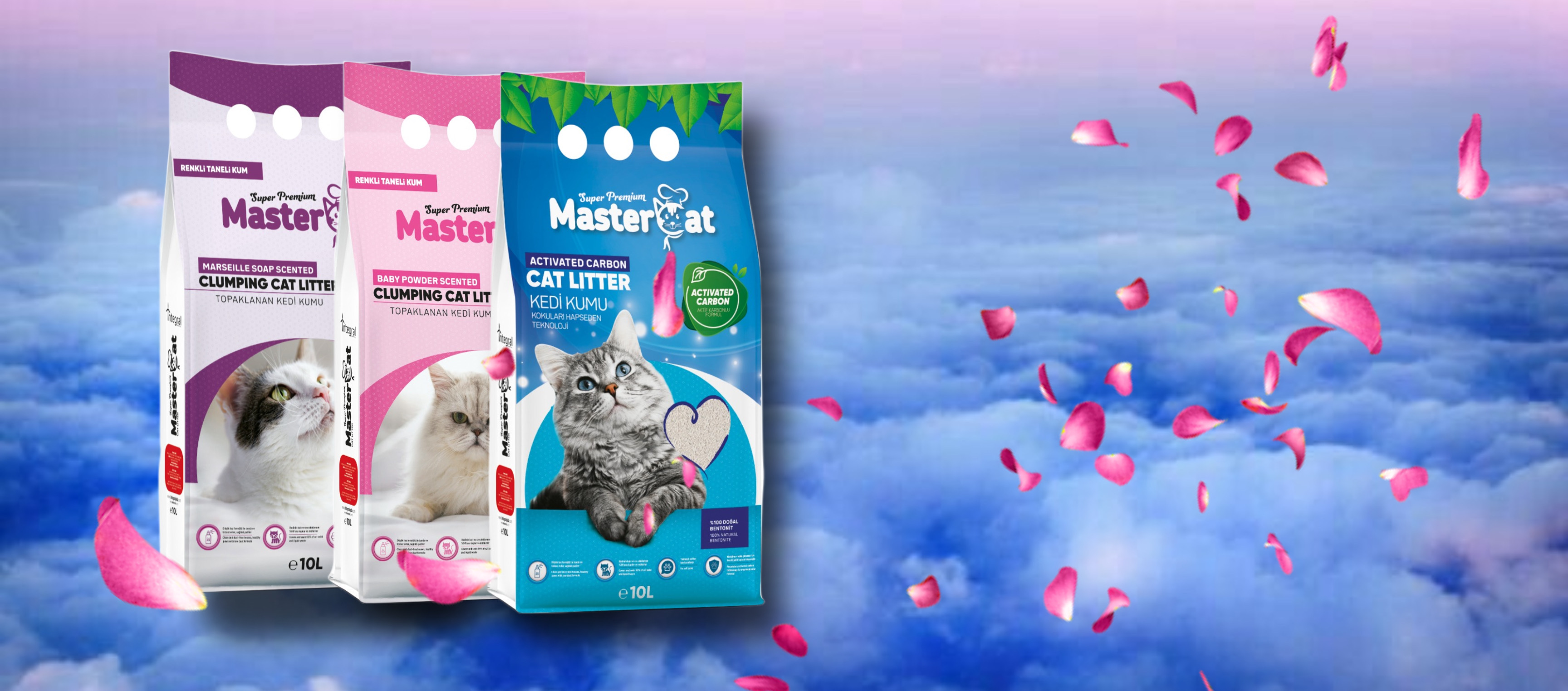 High Grade Mastercat Baby Powder Scented Cat Litter Gray Packaging for Cats Sand Real Cats Tr;trprovince20100965